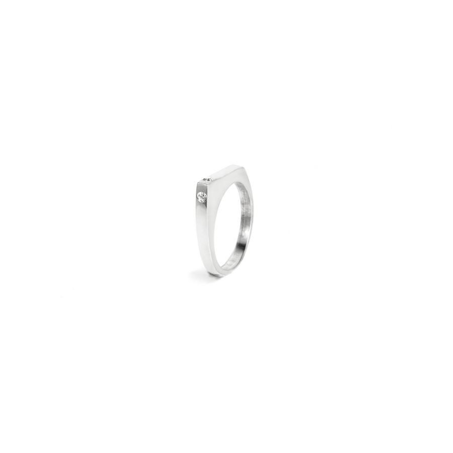 Anello 'Congiunzioni' punta con pietre CONGIUNZIONI | AN1 CONPARG SQ 2